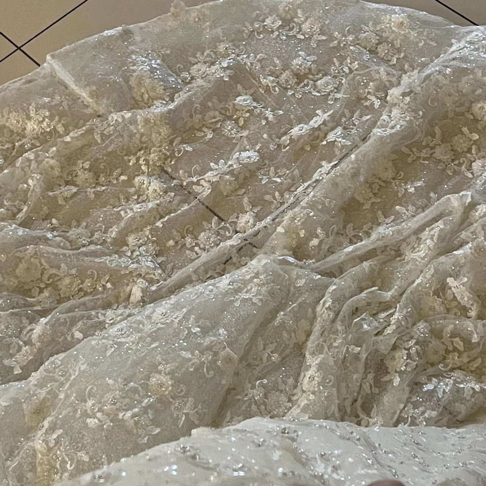 FRIDA XHOI & XHEI WEDDING DRESS BRAND NEW NEVER WORN w/ veil and crown - Picture 4 of 11
